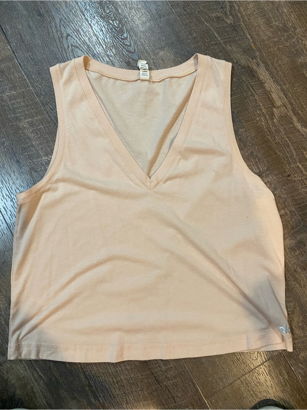 Alo Yoga  Vibration Tank Pale Pink Women’s Size Small